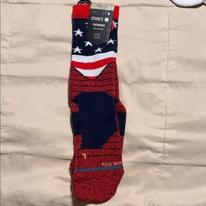Stance Patriotic Red and Navy Athletic Socks